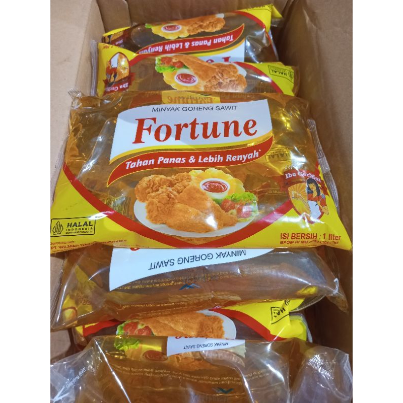 

Minyak Goreng Fortune Bantal 1 ltr