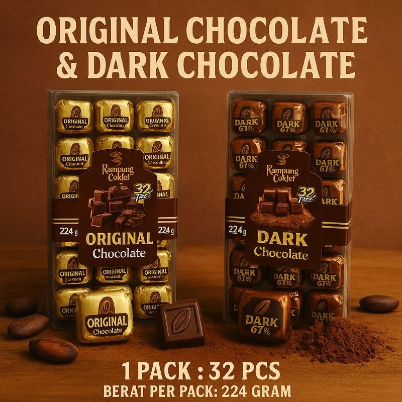 

Premium Dark Chocolate 224 Gram (32 pcs)
