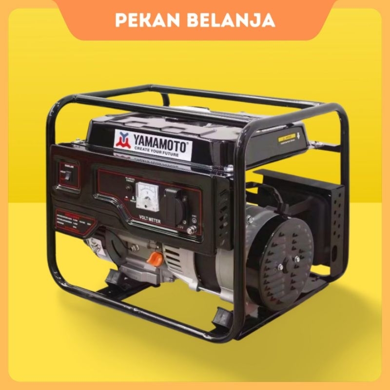 YAMAMOTO Genset YMT-2900ND Black Series – Generator Listrik 1000 Watt Portable & Irit BBM