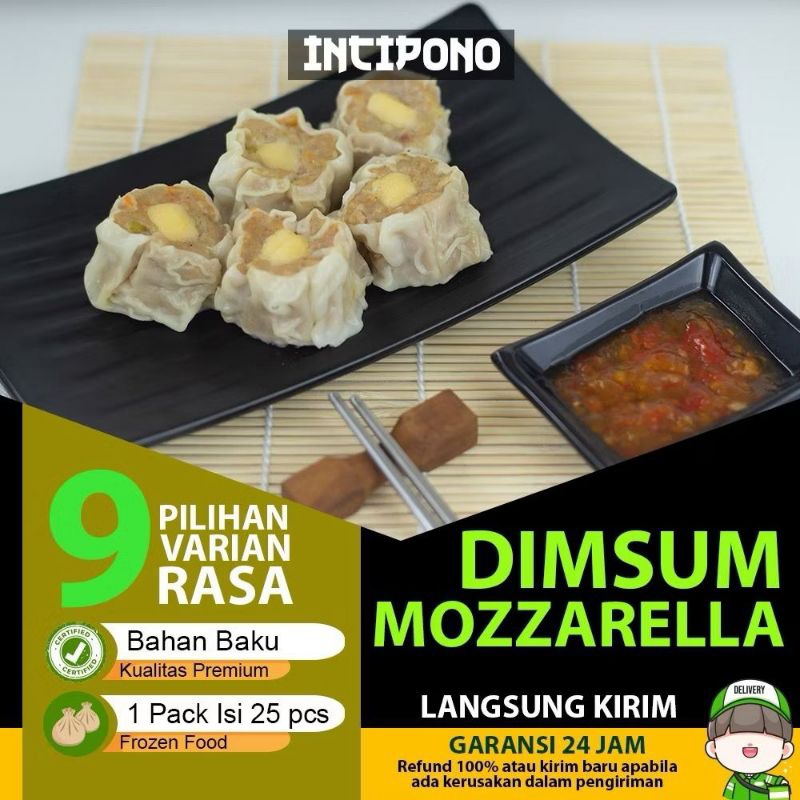 

Incipono Dimsum Mozzarella, isi 25 pcs. Frozen food Halal