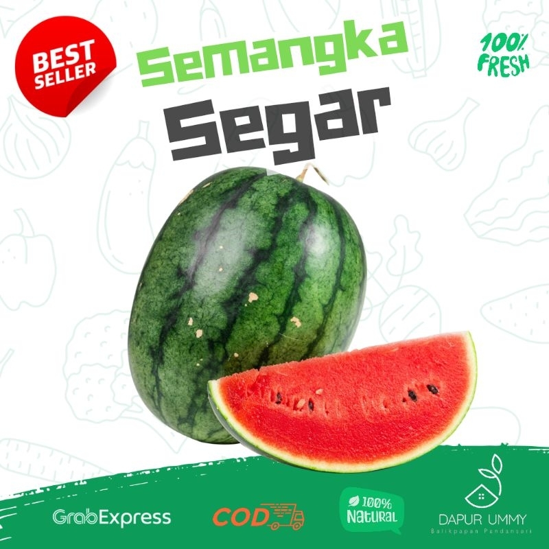 

SEMANGKA • Buah Semangka Potong 1/4