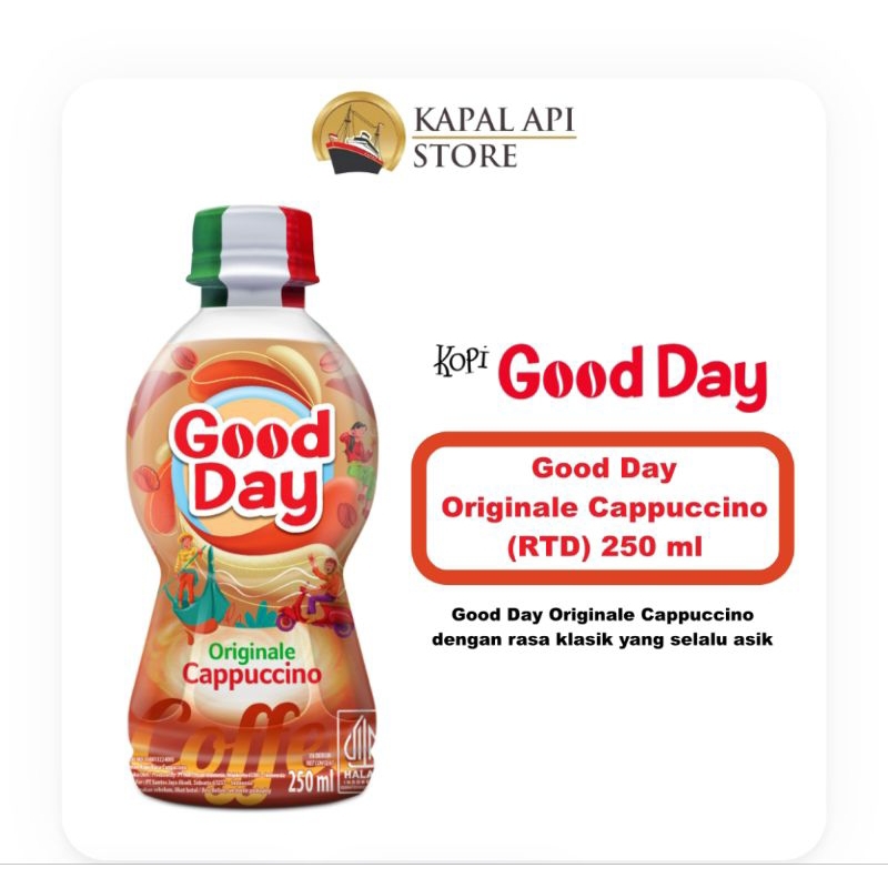 

Good Day Original Capucinno Botol 250 ml