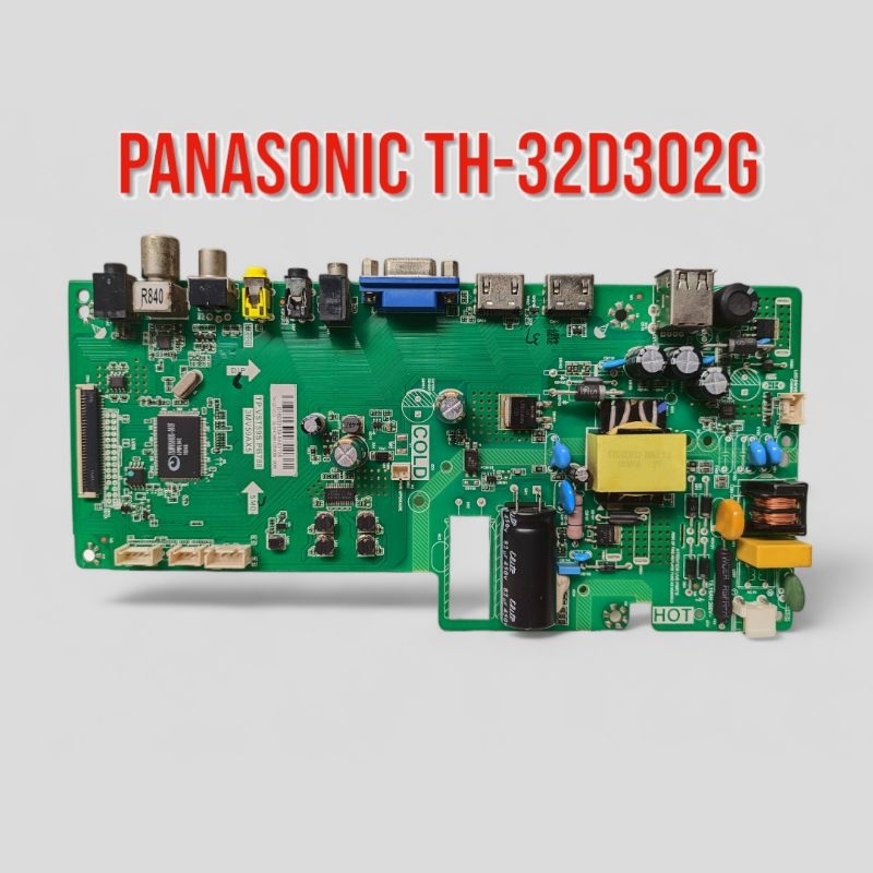 MB MAINBOARD MESIN TV PANASONIC TH - 32D302G - PANASONIC 32D302G - 32D302G