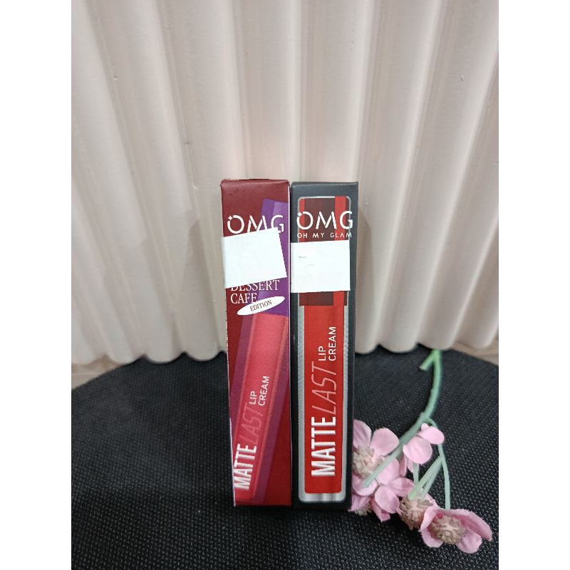 OMG Lip Cream Matte – Lipstik Cair Tahan Lama | Warna Nude & Bold | BPOM Original