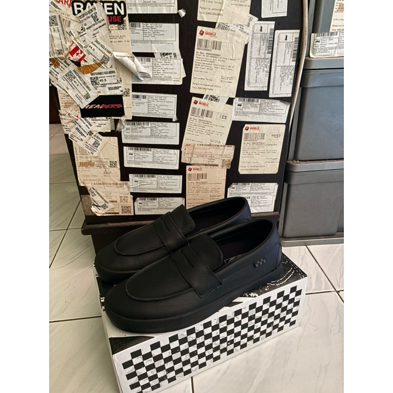 Vans Loafer Skate Black Black