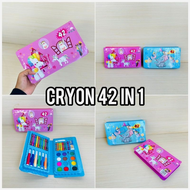 

Crayon lukis anak 42PCS//Pensil warna anak//Shenar crayon mewarnai 42PCS/Pensil Mewarnai