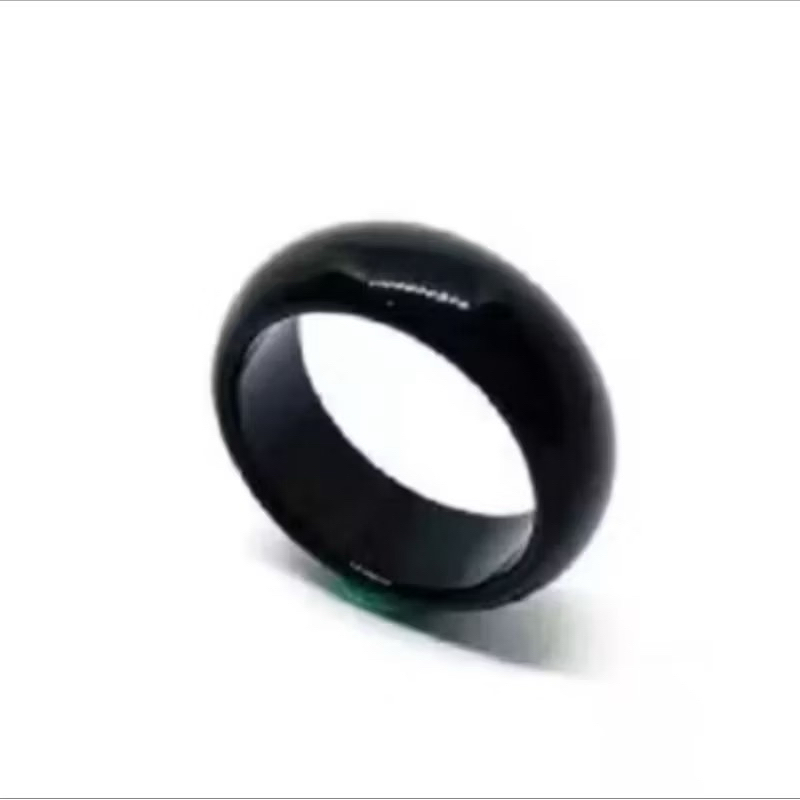 Cincin Terapi Kesehatan Batu Giok Hitam Berkualitas