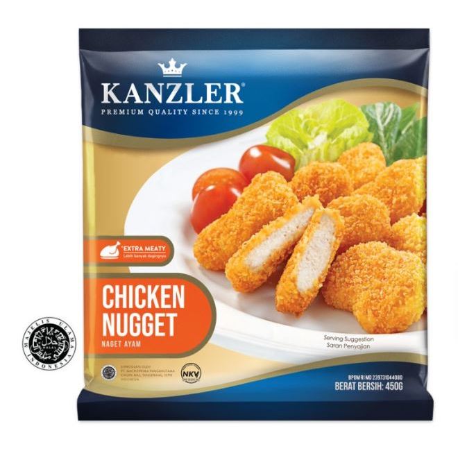 

KANZLER CHICKEN NUGGET ORI 450 GR
