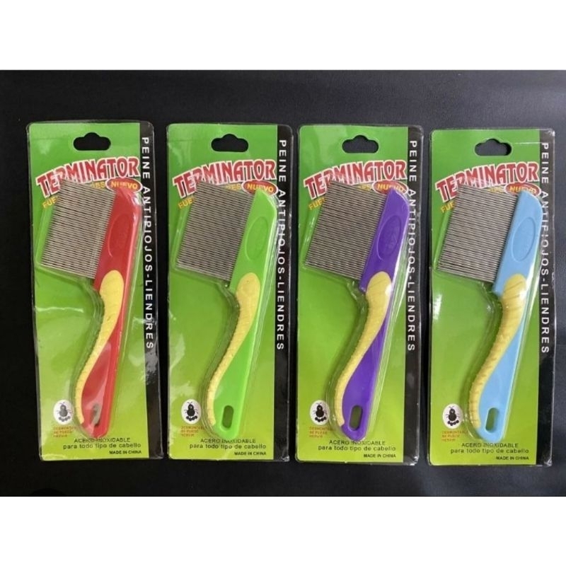 (ISI 12 PCS) Sisir kutu besi sisir kutu gagang besi sisir ketombe sisir ketombe besi sisir kutu bagu
