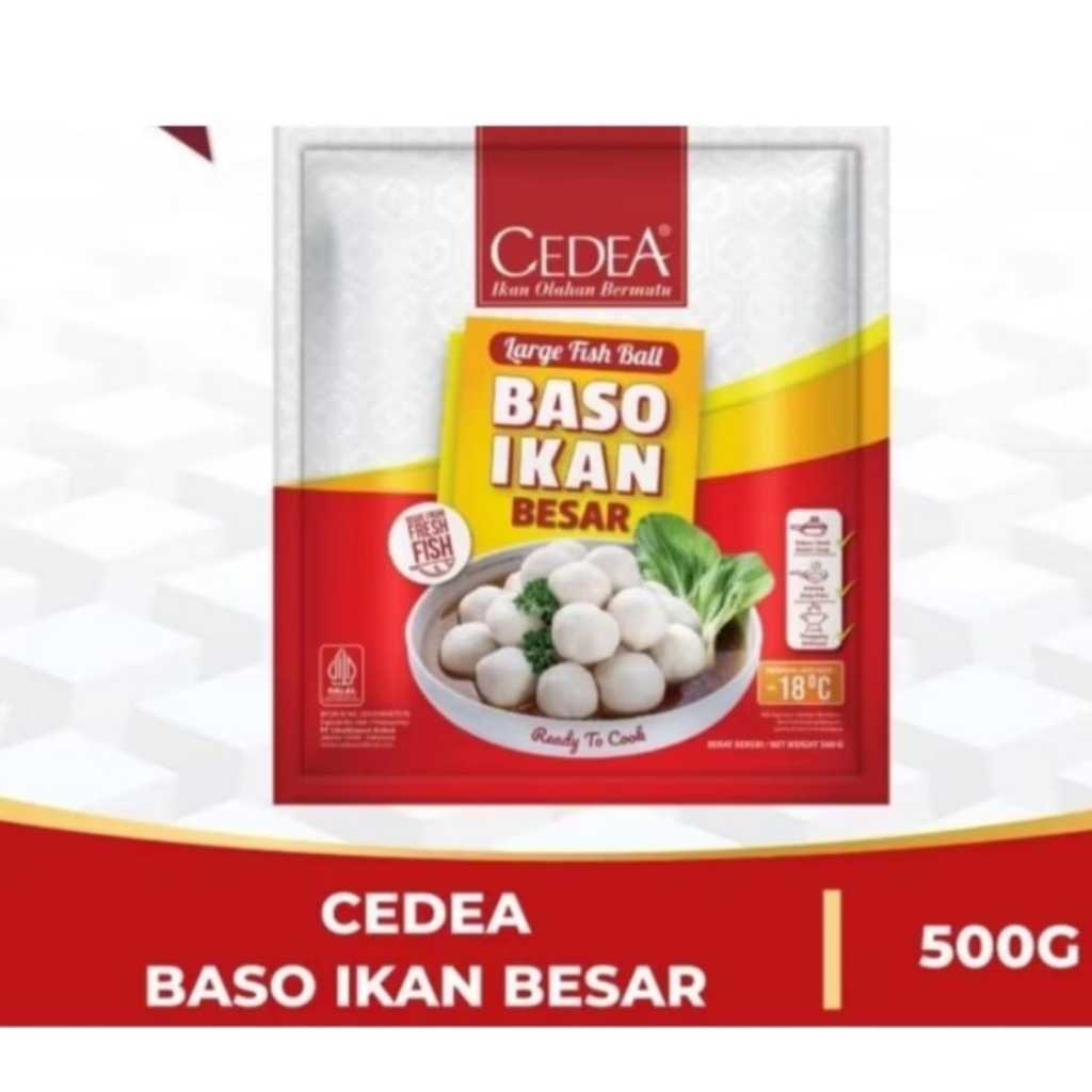 

Cedea Bakso ikan Besar 500 Gram
