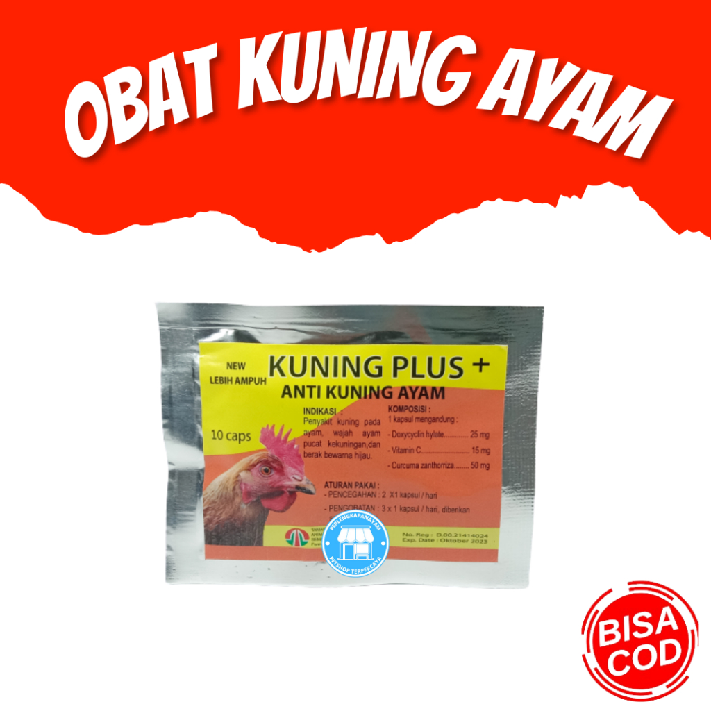 KUNING PLUS Obat Penyakit Kuning Ayam Obat Ayam Berak Warna Hijau