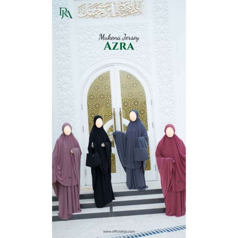 (24) MUKENA AZRA, MUKENA JUMBO MUKENA BAHAN JERSEY MUKENA PET MALAY