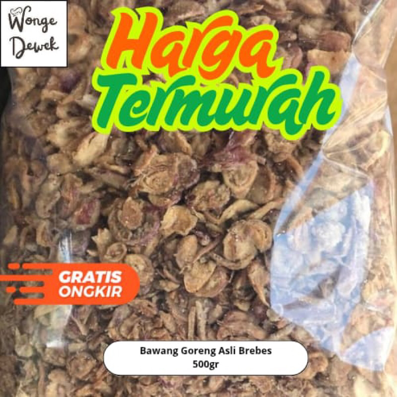 

Bawang Goreng Asli Brebes 500gr
