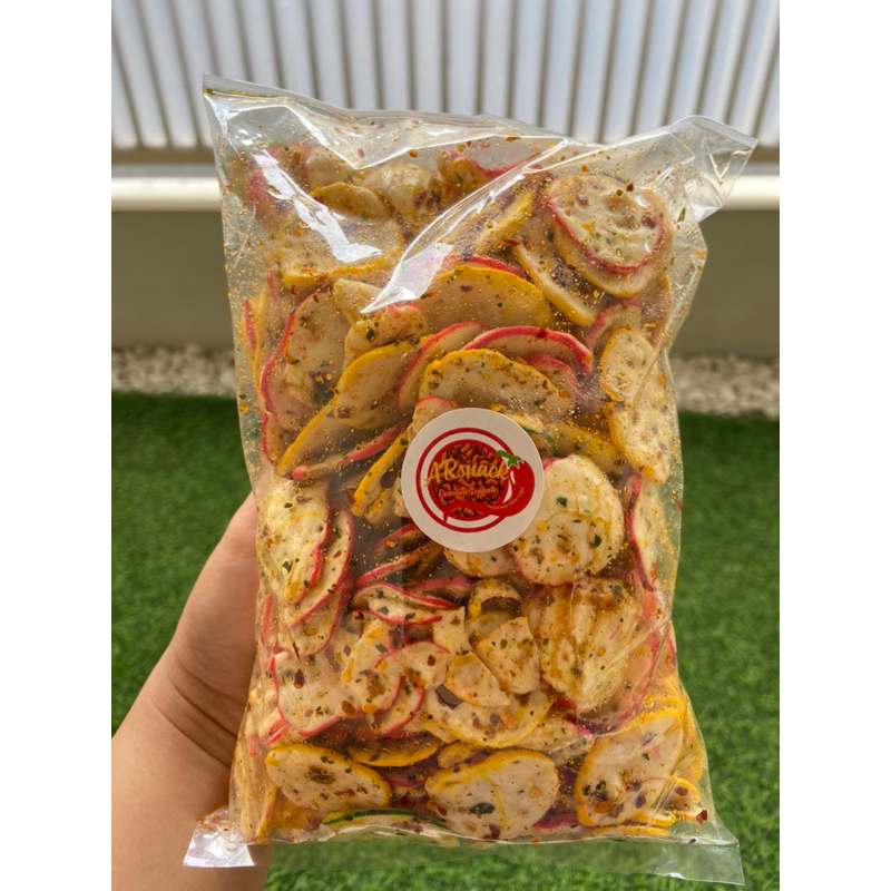 

250 Gram - Seblak Kering, Kerupuk Seblak Bawang Renyah Gurih Daun Jeruk