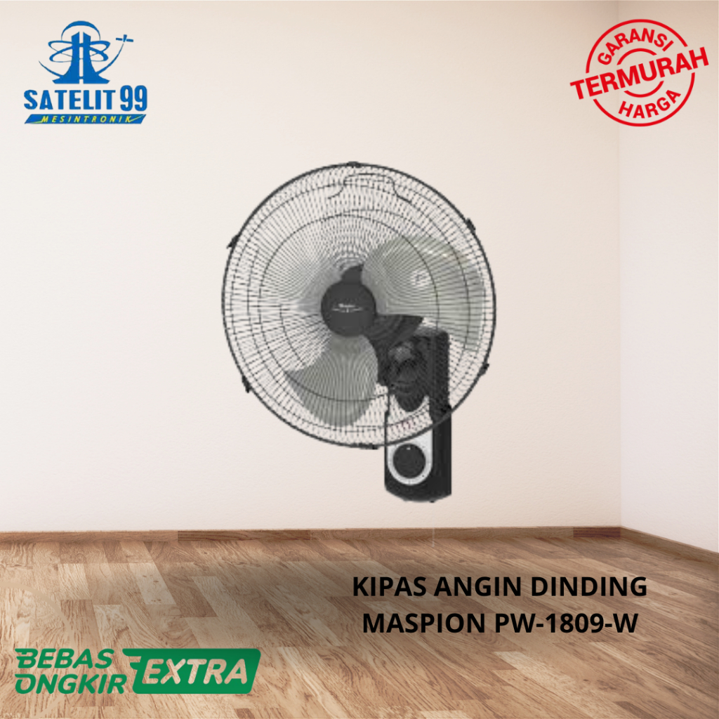 KIPAS ANGIN DINDING MASPION PW-1809-W