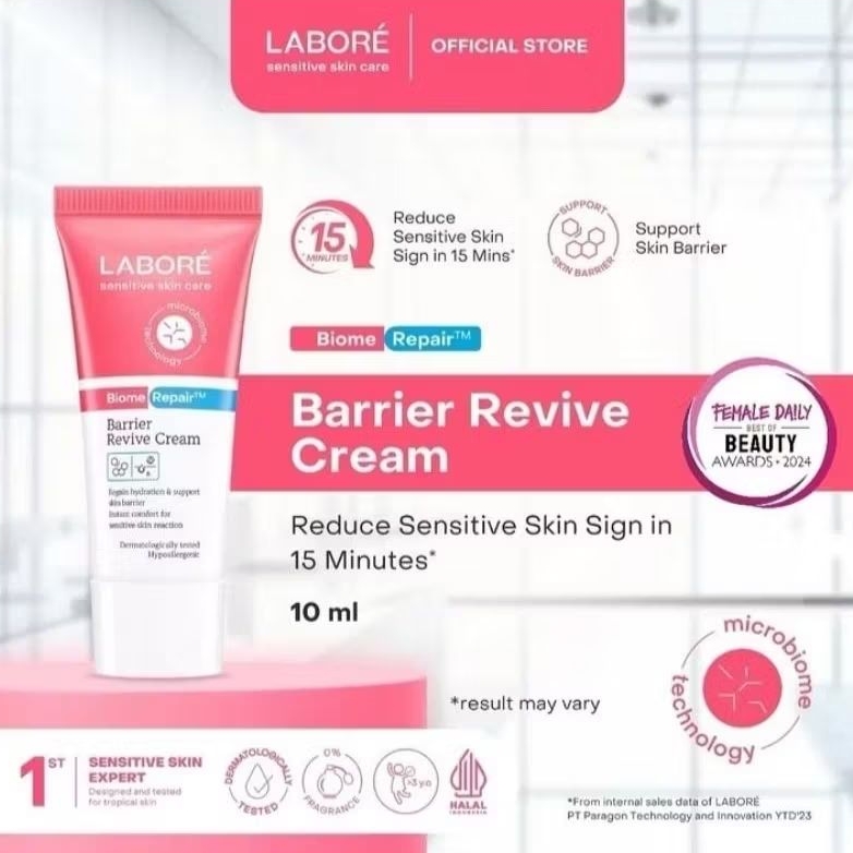 (TERLARIS) LABORE BARRIER REVIVE CREAM MOISTURIZER 10ml/ MOISTURIZER/ LABORE