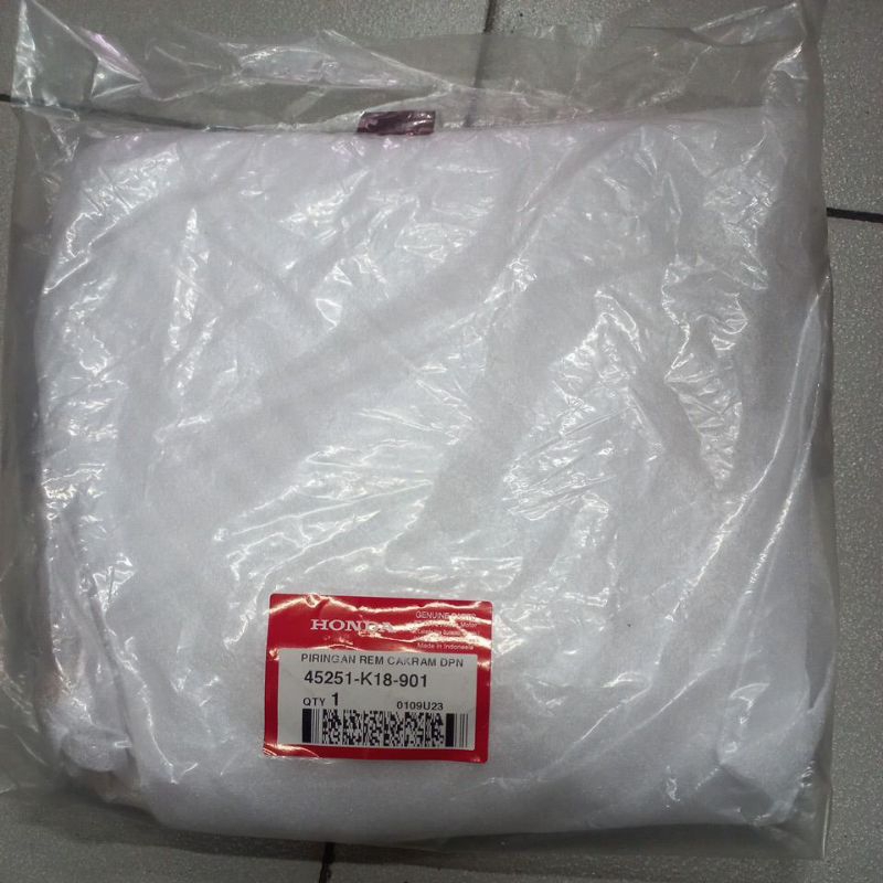 45251K18901 – DISK FRONT BRAKE, PIRINGAN CAKRAM DEPAN CB VERZA, VERZA ORI AHM