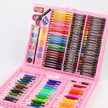 

ART SET 150 PENSIL WARNA CRAYON / KRAYON SET / PERALATAN MELUKIS / PENSIL WARNA SET / PENSIL WARNA