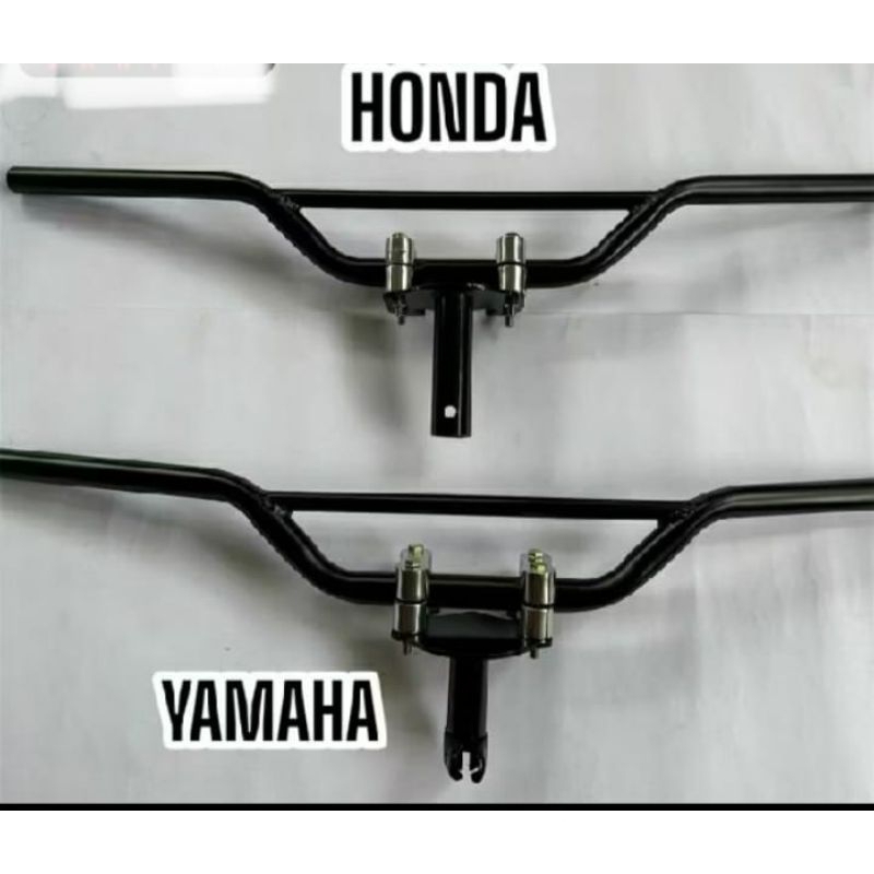Paket Dudukan Stang Racing Trondol Matic Dan Bebek Yamaha Honda Suzuki Plus Stang Trail