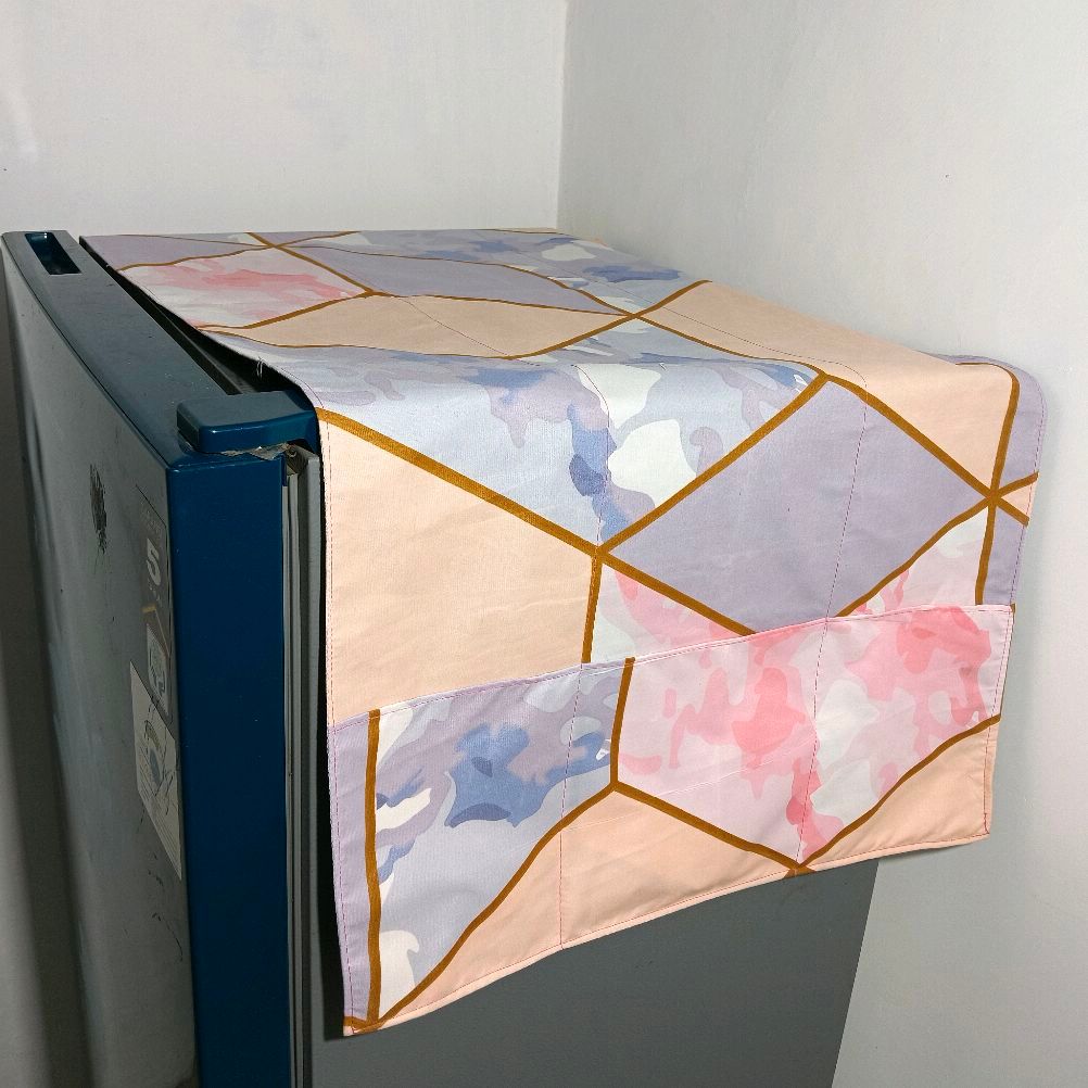 Store_Nolimit Taplak Kulkas Kain Katun Cover Kulkas Kain Katun Taplak Kulkas Motif