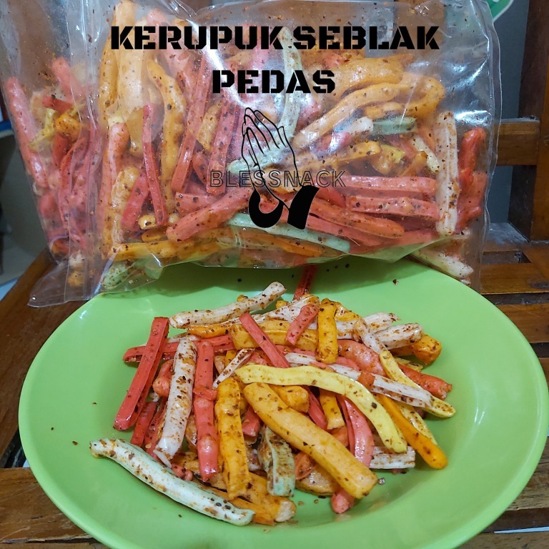 

Cemilan Kerupuk Seblak Pedas Gurih - Snack Produk Asli UKM Indonesia