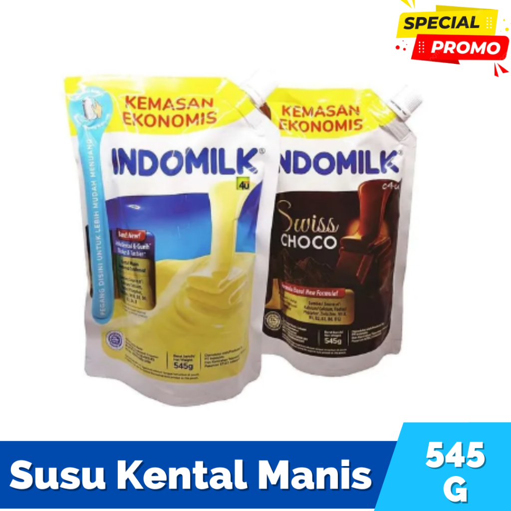 

INDOMILK Krimer Kental Manis Putih 545 g | Choco 545 g