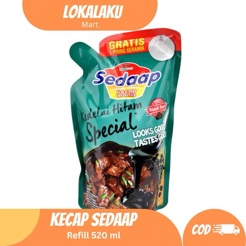 

kecap Sedaap - kemasan refill besar