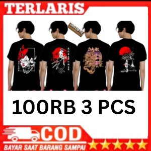 (paket isi 3 pcs) Kaos Distro Cardinal pria wanita lengan pendek harga promo 3pcs 100rb/baju pria mo