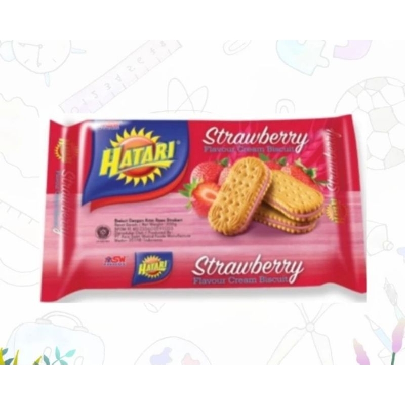 

Biskuit Hatari Strawberry