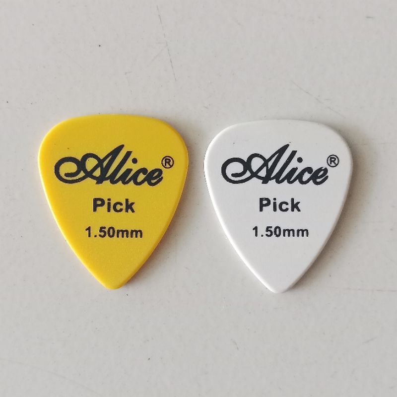 PICK GITAR & BASS ALICE ukuran 1,5mm bisa utk squier fender yamaha cort gibson epiphone samick greg 