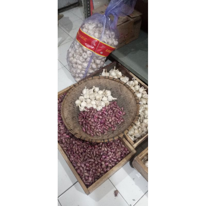 

paket hemat ekonomis bawang merah bawang putih 1kg