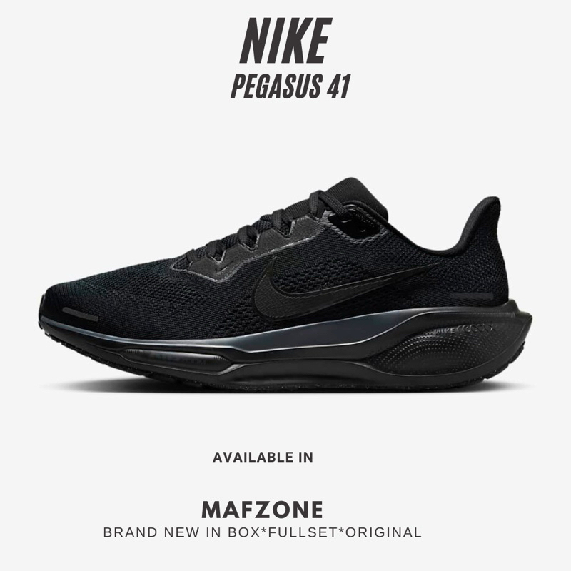 NIKE Pegasus 41 Mens Running Black/Anthracite/Black ORIGINAL