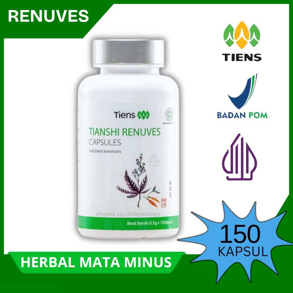 TIENS RENUVES | Obat Mata Minus Ampuh TIENS Original