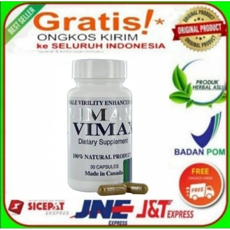 Vimex Obat Kapsul Kesehatan Pria Isi 30 Asli Original