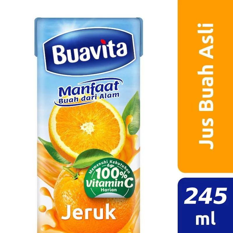 

BUAVITA JUICE SLIM (82317) ORANGE TPK 245mL