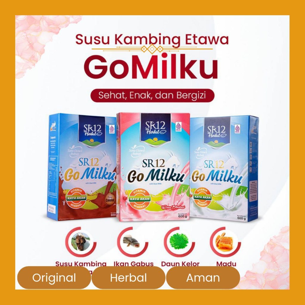 

Gomilku SR12 Susu Pelancar ASI dan Ibu Hamil