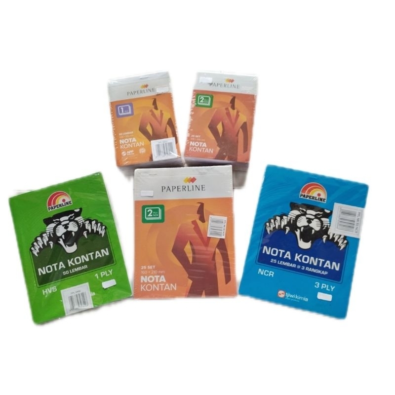 

Nota Kontan Kecil & Besar 1 Ply - 2 Ply - 3 Ply NCR by Paperline.