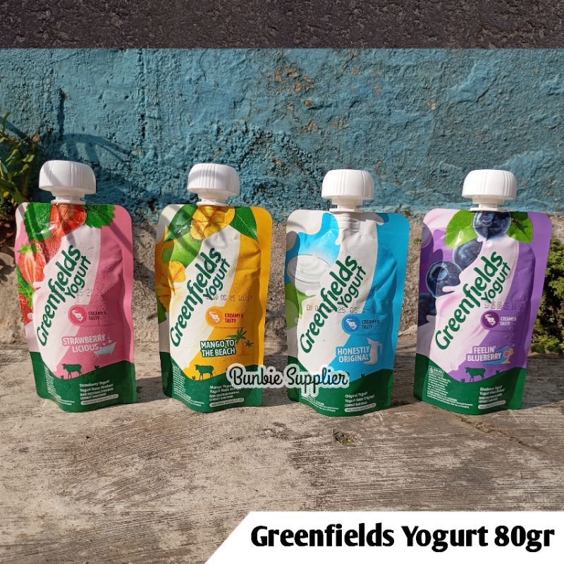 

GREENFIELDS Yogurt Pouch 110gr (SATUAN)