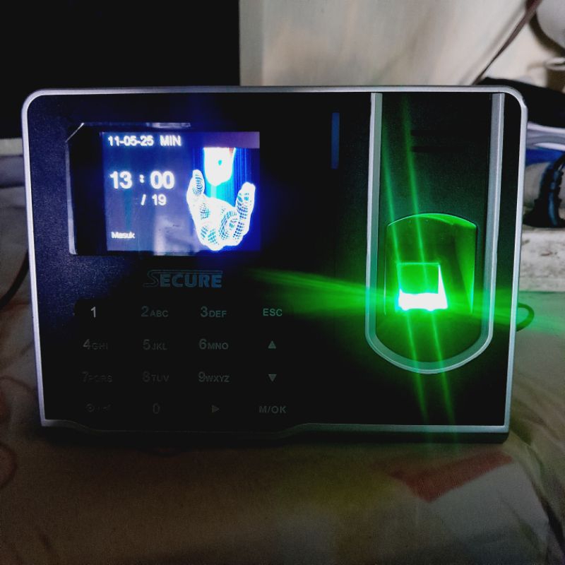 Secure Eazy Mesin Absen Sidik Jari Fingerprint Original Second Good Condition