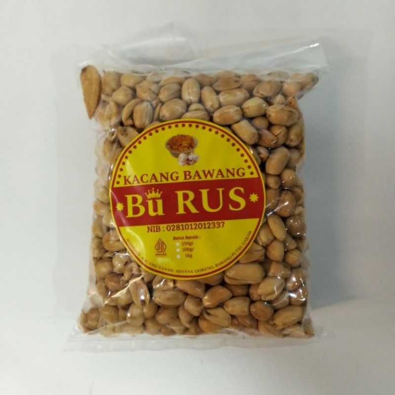 

250gram kacang bawang Bu Rus gurih dan renyah