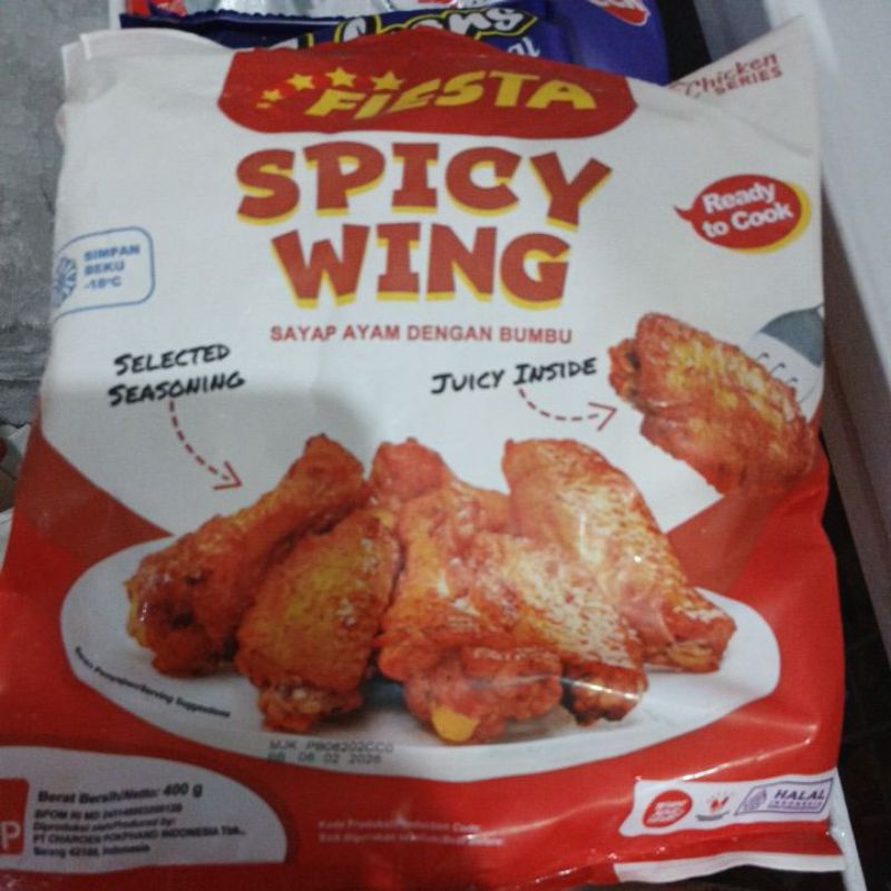 

Fiesta Spicy Wing 400gr