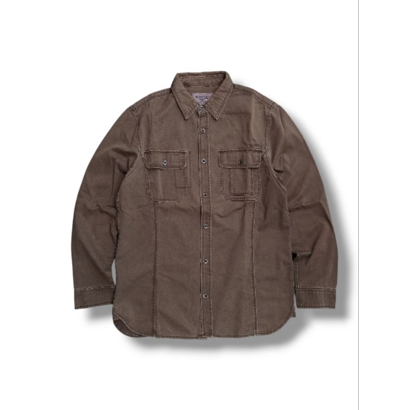 Kemeja denim GIORDANO