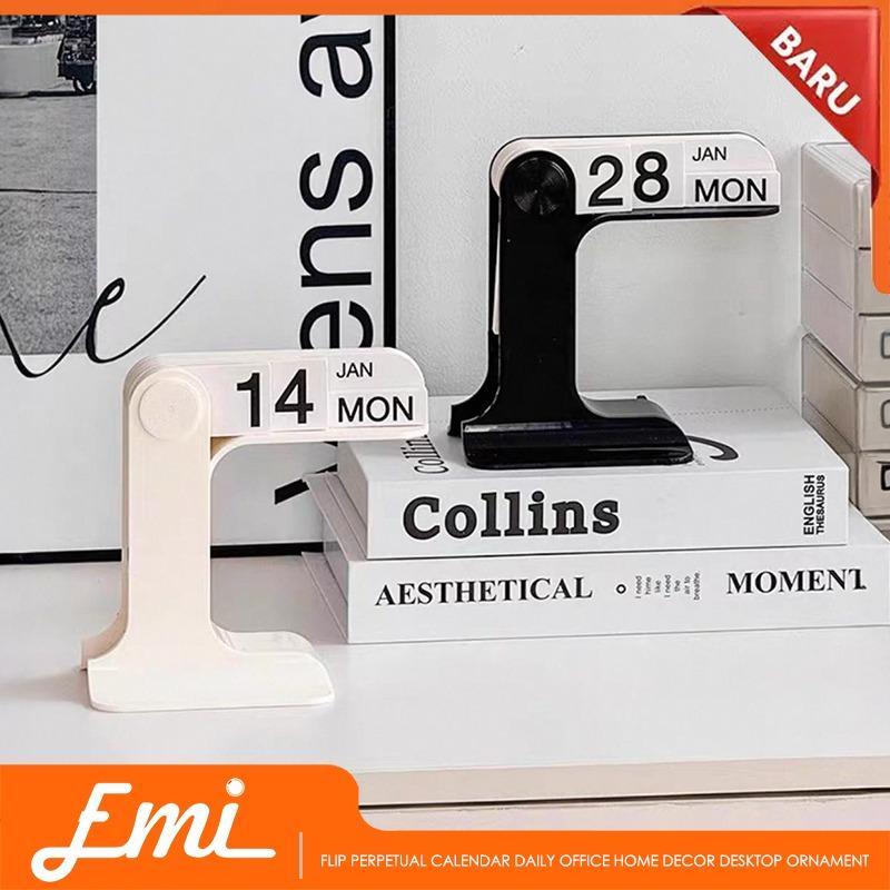 

Kalender Flip Modern Minimalist Aestetic Creative Flippable Calendar Rotatable Calendar Collins Home Decoration Accessories Dekorase Rumah