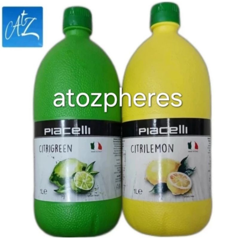 

Minuman jus sari buah lemon lime jeruk nipis Piacelli CITRILEMON CITRIGREEN 1L