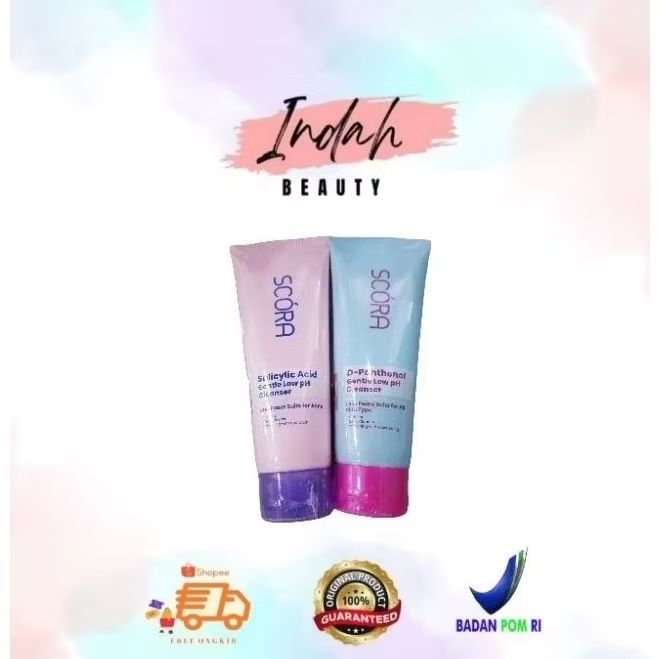 SCORA D-PANTHENOL GENTLE LOW PH CLEANSER & SALICYLIC ACID GENTLE LOW PH CLEANSER 100 ML