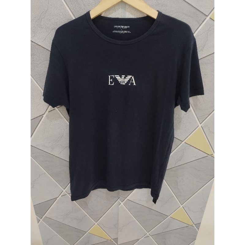 Kaos Emporio Armani 100% Original By Certilogo (M-L) Preloved second Thrifting