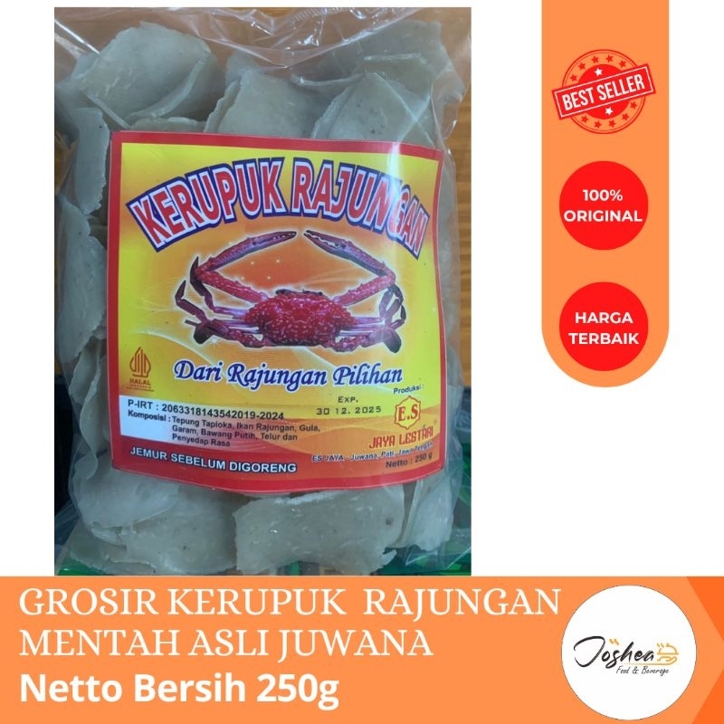 

Krupuk Rajungan Jaya Lestari Mentah 250g Asli Juwana Harga Grosir