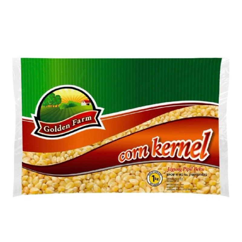 Golden Farm Vegetable Frozen Kernel Corn 1 kg