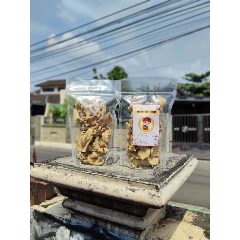 

Keripik kulit ayam homemade Piping Snack semarang