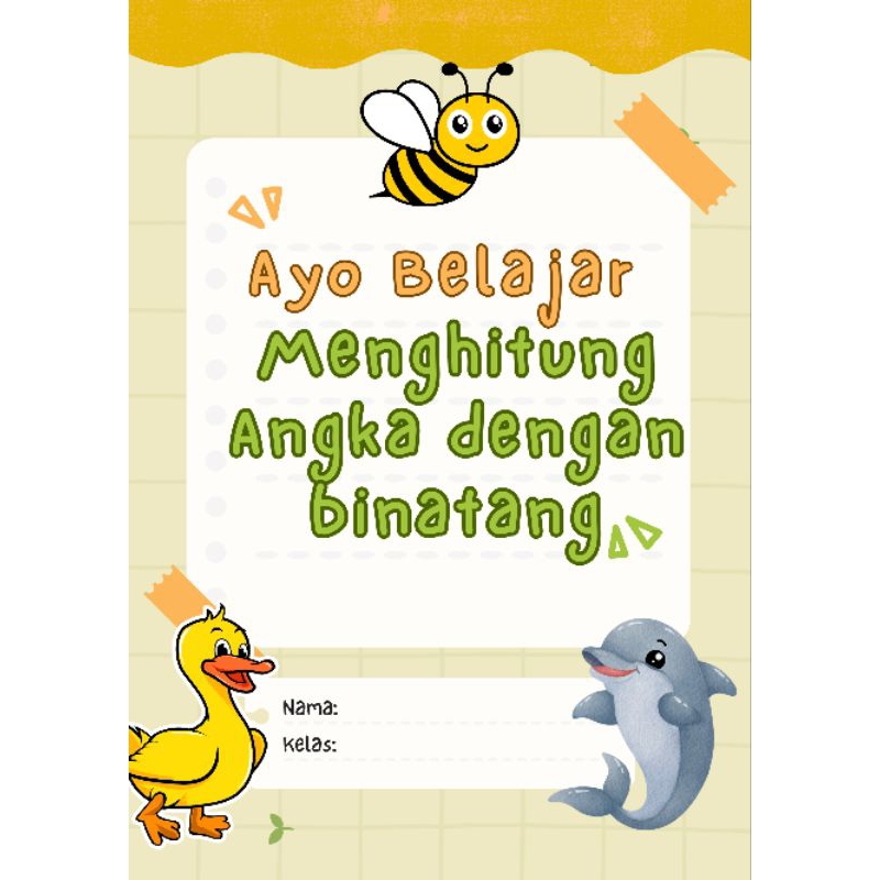 WORKSHEET BERHITUNG UNTUK ANAK TK - LEMBAR KERJA ANAK TK- BUKU ANAK TK